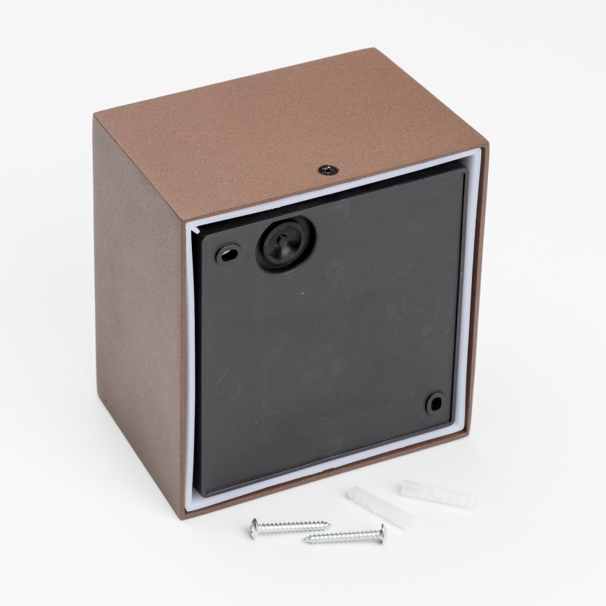 BRILAGI - LED udendørs væglampe TERNI LED/12W/230V brun IP44