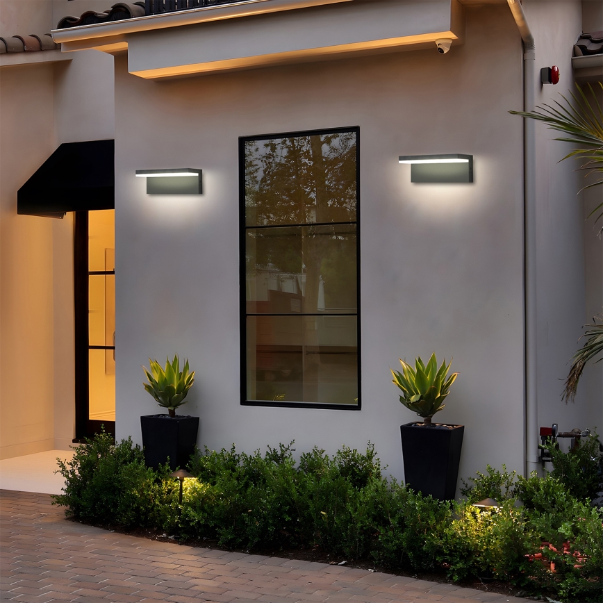 Brilagi - LED udendørs væglampe TESSI LED/10W/230V antracit IP54