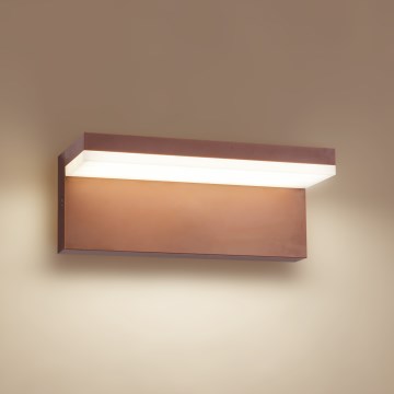 Brilagi - LED udendørs væglampe TESSI LED/10W/230V brun IP54