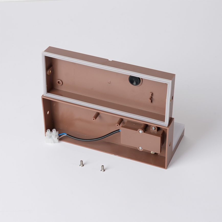 Brilagi - LED udendørs væglampe TESSI LED/10W/230V brun IP54