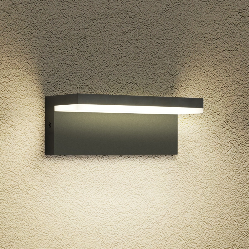 Brilagi - LED udendørs væglampe TESSI LED/10W/230V sort IP54