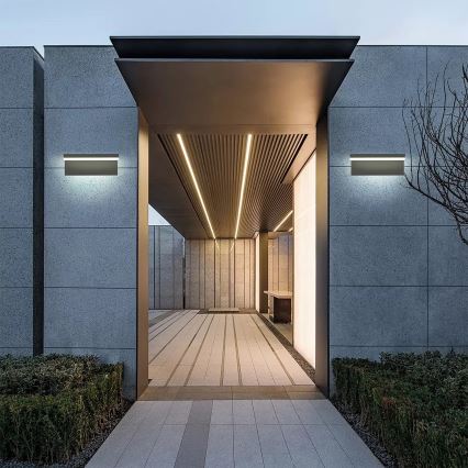 Brilagi - LED udendørs væglampe TESSI LED/10W/230V sort IP54