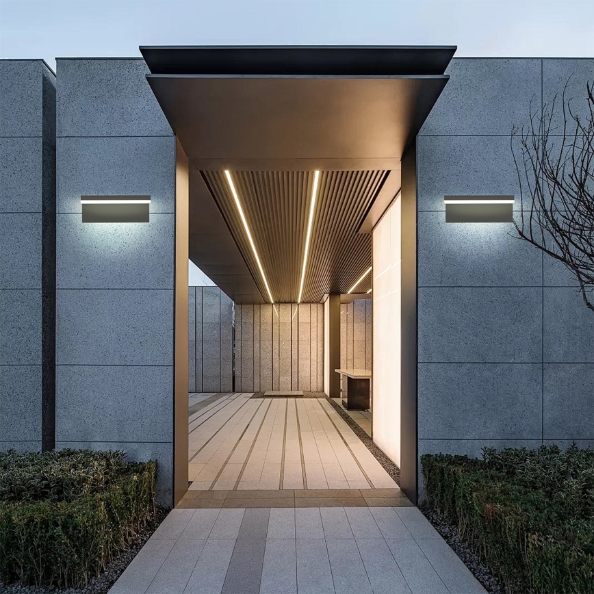 Brilagi - LED udendørs væglampe TESSI LED/10W/230V sort IP54