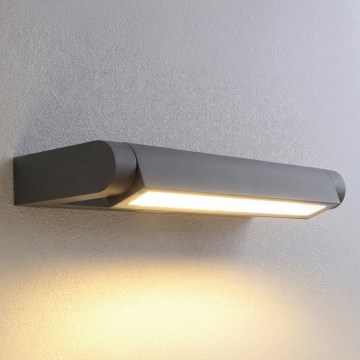 BRILAGI - LED udendørs væglampe til facaden SALERNO LED/12W/230V 35,5 cm antracit IP65