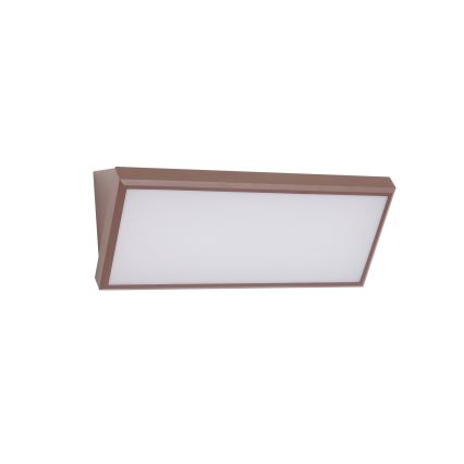 Brilagi - TRIANGLE LED udendørs væglampe, 42 W, 230 V, 3000/4000/6500 K, 45 cm, brun, IP65