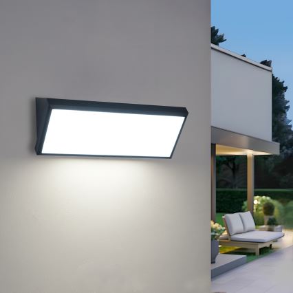 Brilagi - LED udendørs væglampe TRIANGLE LED/42W/230V 45 cm sort IP65