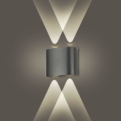 Brilagi - LED Udendørs vægmonteret lampe FLAREBOX LED/4W/230V antracit IP65