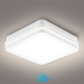 Brilagi - LED udendørsarmatur med sensor BENE LED/18W/230V 22x22 cm hvid IP54