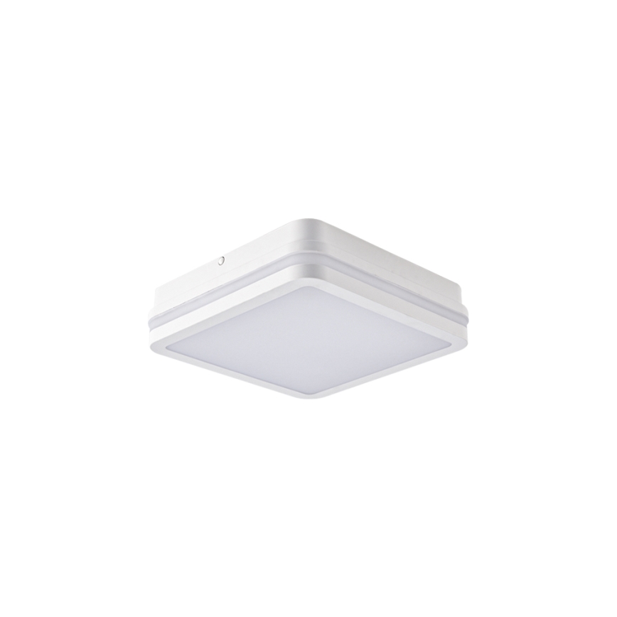Brilagi - LED udendørsarmatur med sensor BENE LED/18W/230V 22x22 cm hvid IP54