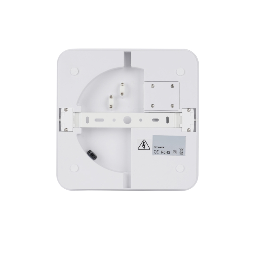 Brilagi - LED udendørsarmatur med sensor BENE LED/18W/230V 22x22 cm hvid IP54