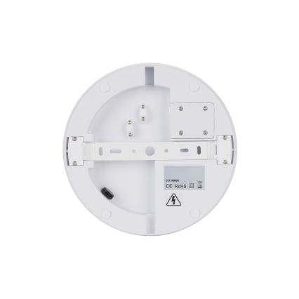 Brilagi - LED udendørs loftlampe med sensor BENE LED/18W/230V Ø 21,5 cm, hvid IP54