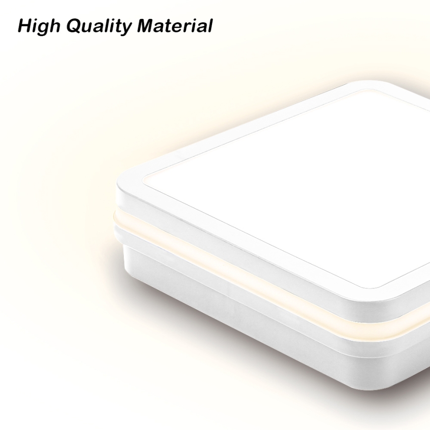 Brilagi - LED udendørsarmatur med sensor BENE LED/24W/230V 26x26 cm hvid IP54