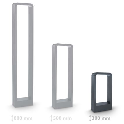 Brilagi - LED udendørslampe BARI LED/7W/230V 3000/4000/6000K antracit IP54 30 cm