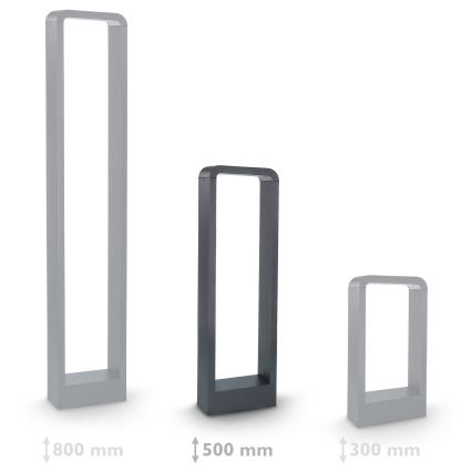 Brilagi - LED udendørslampe BARI LED/7W/230V 3000/4000/6000K antracit IP54 50 cm