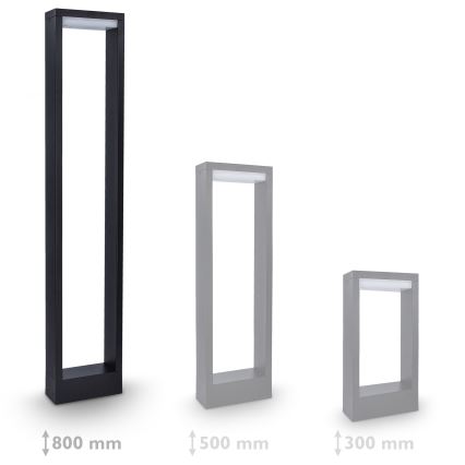 Brilagi - LED udendørslampe BARI LED/7W/230V 3000/4000/6000K antracit IP54 80 cm