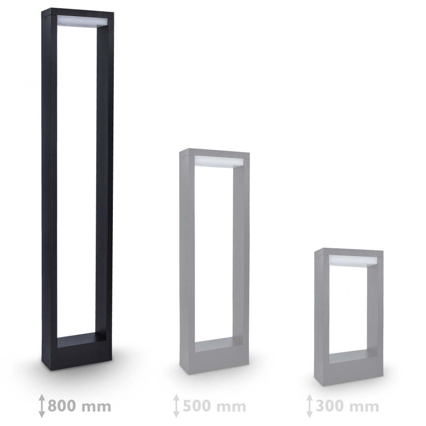 Brilagi - LED udendørslampe BARI LED/7W/230V 3000/4000/6000K antracit IP54 80 cm