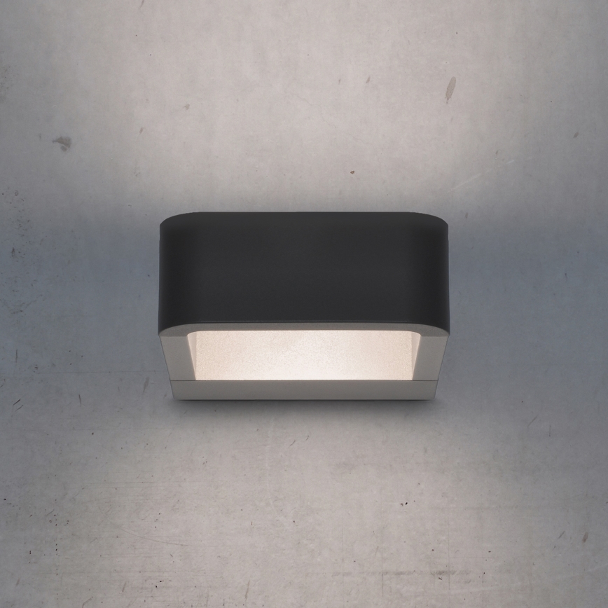 Brilagi - Udendørs LED væglampe BARI LED/7W/230V 3000/4000/6000K antracit IP54