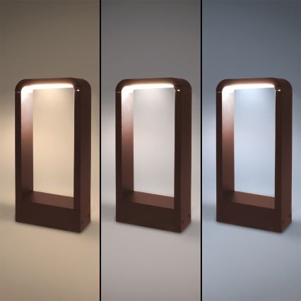 Brilagi - LED udendørslampe BARI LED/7W/230V 3000/4000/6000K brun IP54 30 cm