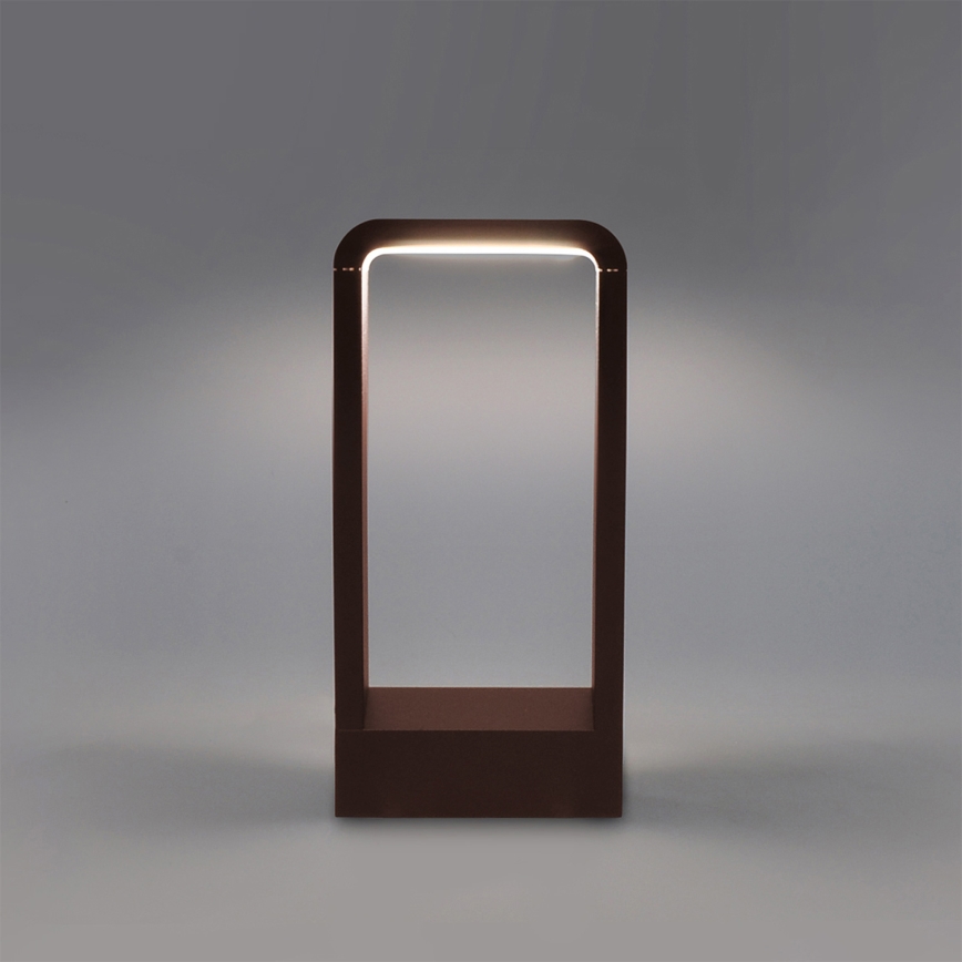 Brilagi - LED udendørslampe BARI LED/7W/230V 3000/4000/6000K brun IP54 30 cm