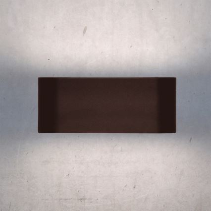 Brilagi - BARI LED udendørs væglampe 7W/230V 3000/4000/6000K brun IP54