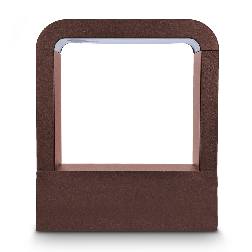 Brilagi - BARI LED udendørs væglampe 7W/230V 3000/4000/6000K brun IP54