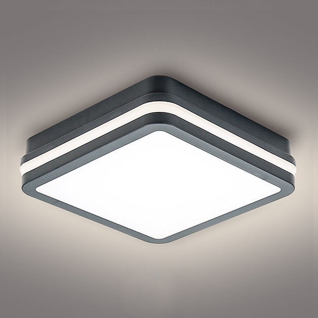 Brilagi - LED udendørslampe BENE LED/18W/230V 22x22 cm antracit IP54