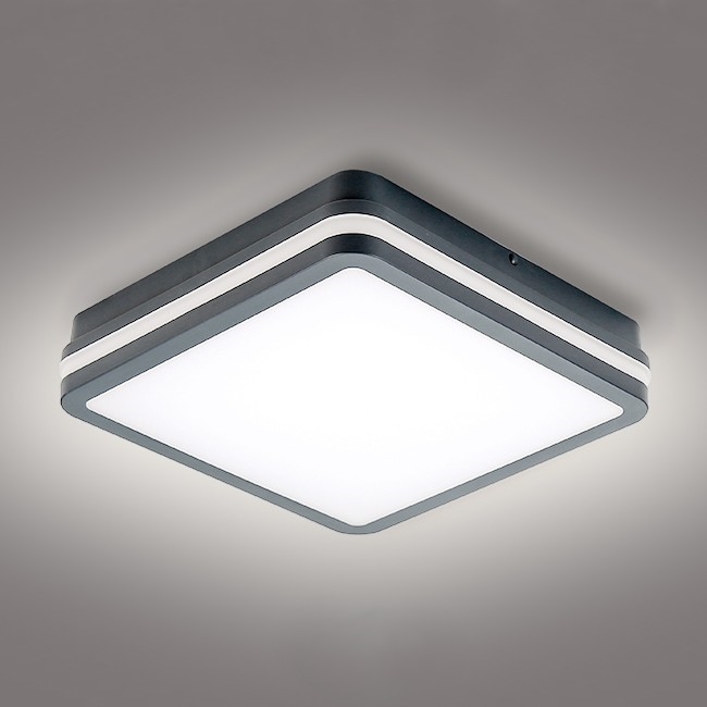 Brilagi - LED udendørslampe BENE LED/24W/230V 26x26 cm antracit IP54