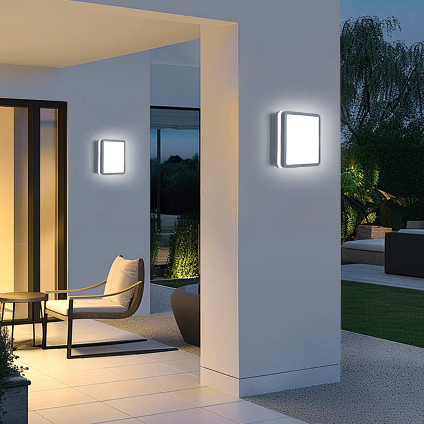 Brilagi - LED udendørslampe BENE LED/24W/230V 26x26 cm antracit IP54
