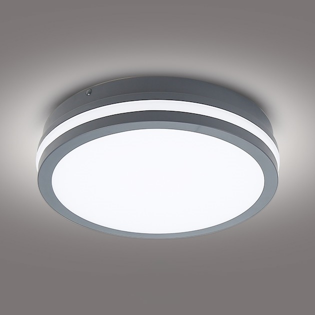 Brilagi - LED udendørslampe BENE LED/24W/230V diameter 26 cm antracit IP54