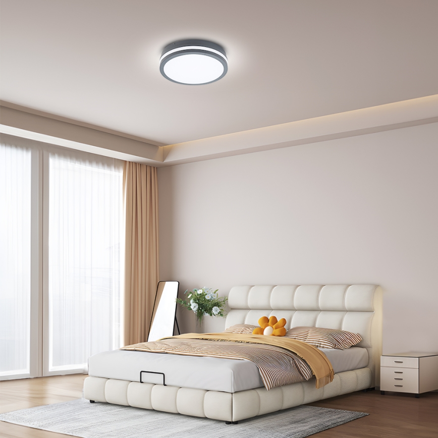 Brilagi - LED udendørslampe BENE LED/24W/230V diameter 26 cm antracit IP54