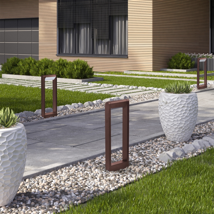 Brilagi - LED udendørslampe CROTONE LED/7W/230V brun IP54 50 cm