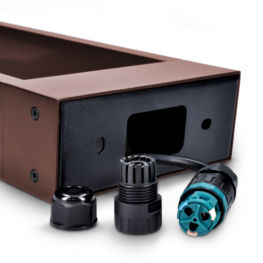 Brilagi - LED udendørslampe CROTONE LED/7W/230V brun IP54 50 cm