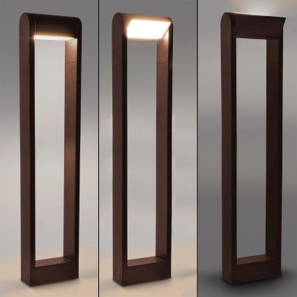 Brilagi - LED udendørslampe CROTONE LED/7W/230V, brun, IP54, 80 cm