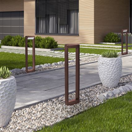 Brilagi - LED udendørslampe CROTONE LED/7W/230V, brun, IP54, 80 cm