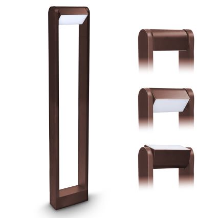 Brilagi - LED udendørslampe CROTONE LED/7W/230V, brun, IP54, 80 cm