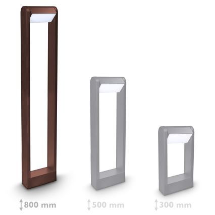 Brilagi - LED udendørslampe CROTONE LED/7W/230V, brun, IP54, 80 cm