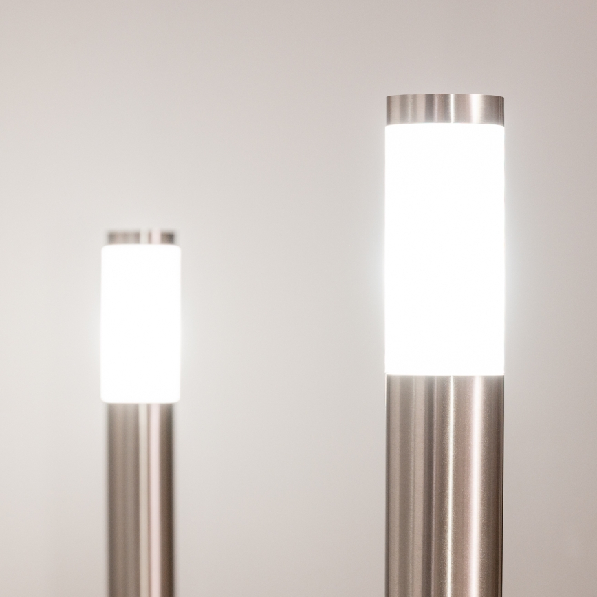 BRILAGI - LED udendørslampe ELIA 1xE27/7W/230V 4000K IP44 50 cm mat krom