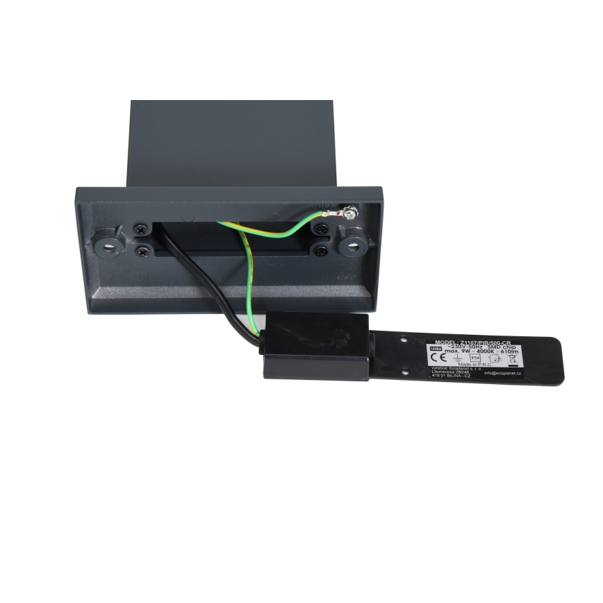 Brilagi - LED udendørslampe med sensor ARCELO LED/9W/230V 50 cm IP54