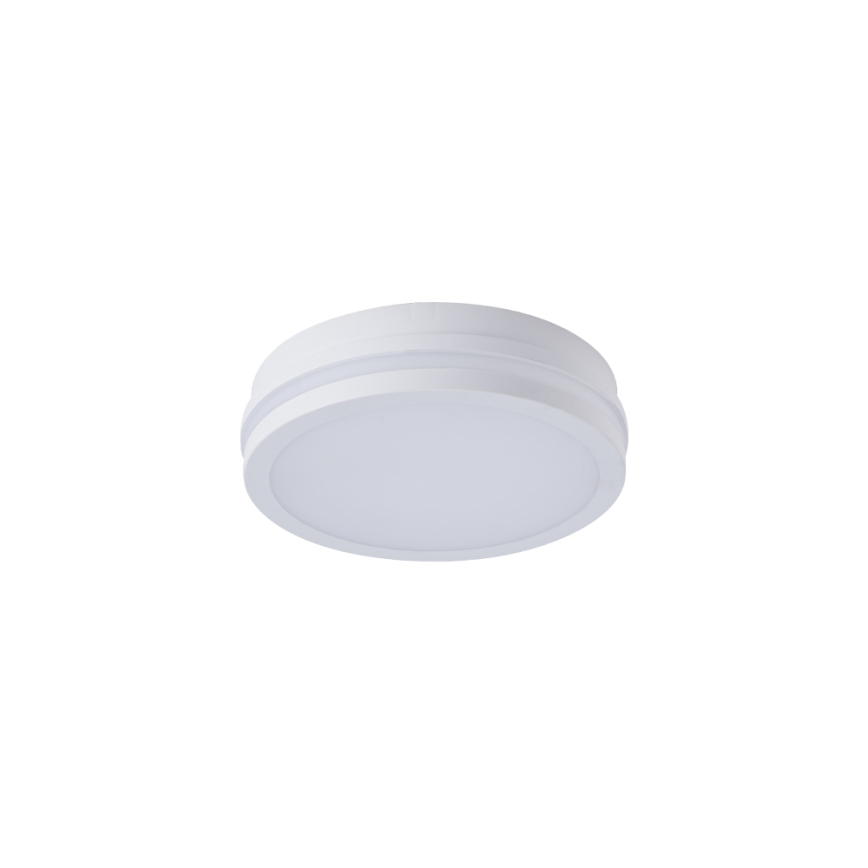 Brilagi - LED udendørs loftlampe med sensor BENE LED/18W/230V Ø 21,5 cm hvid IP54