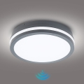 Brilagi - LED udendørslampe med sensor BENE LED/24W/230V Ø 26 cm antracit IP54