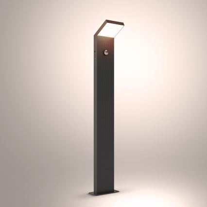 Brilagi - LED udendørslampe med sensor RIANO LED/8W/230V antracit IP65