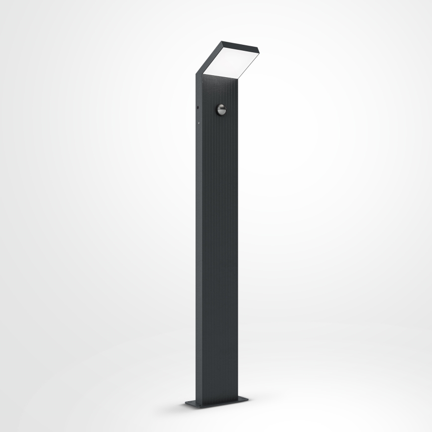 Brilagi - LED udendørslampe med sensor RIANO LED/8W/230V antracit IP65