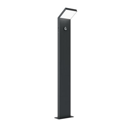 Brilagi - LED udendørslampe med sensor RIANO LED/8W/230V antracit IP65