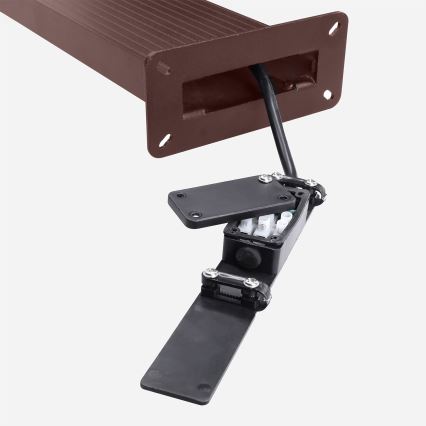 Brilagi - LED udendørslampe med sensor RIANO LED/8W/230V brun IP65 80 cm