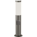 Brilagi - LED udendørslampe med stikkontakt ELIA 1xE27/7W/230V 4000K IP44 50 cm mat krom