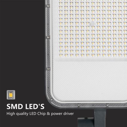 Brilagi - LED udendørs gadelampe med 5 m stolpe og leddelt arm URBANLIGHT LED/200W/230V antracit IP65
