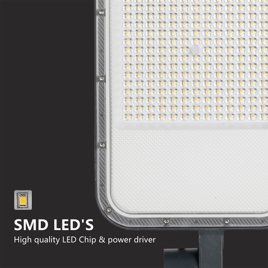 Brilagi - LED udendørs gadelampe med 5 m stolpe og leddelt arm URBANLIGHT LED/200W/230V antracit IP65