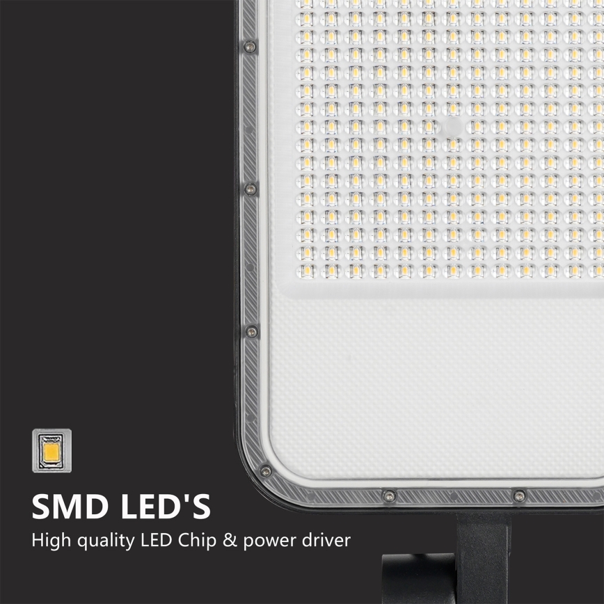 Brilagi - LED udendørs gadelampe med mast og leddelt arm på 4 m URBANLIGHT LED/200W/230V sort IP65