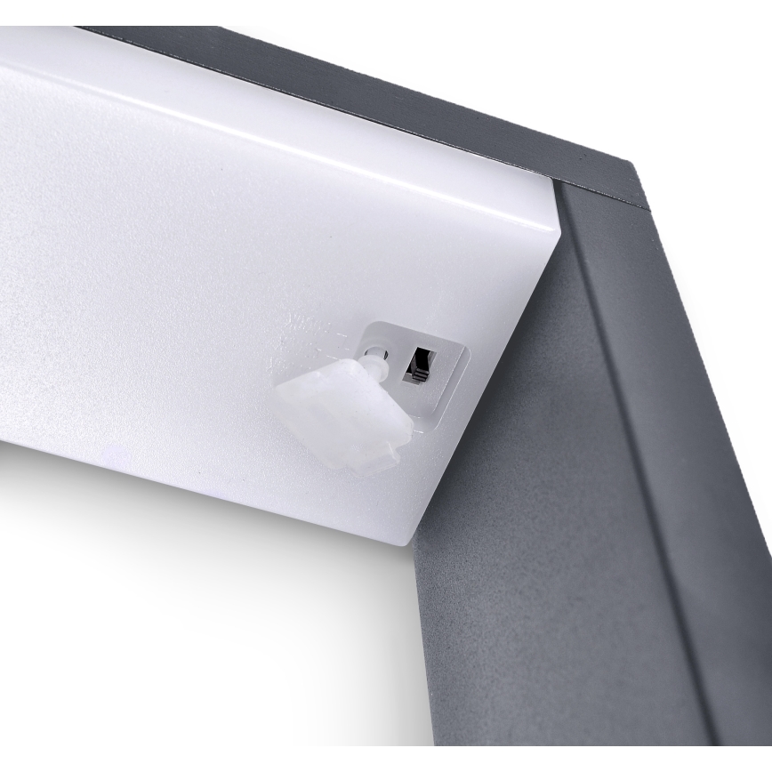 Brilagi - LED udendørslampe RAGUSA LED/7W/230V 3000/4000/6000K antracit IP54 30 cm