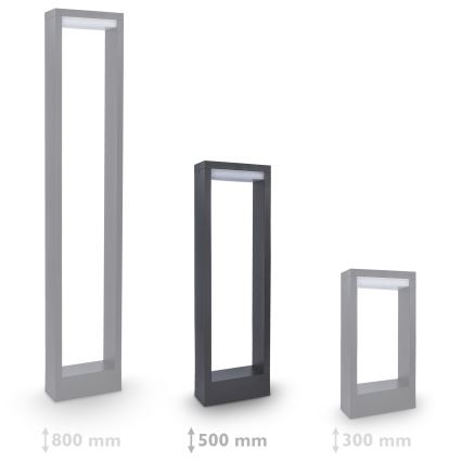 Brilagi - LED udendørslampe RAGUSA LED/7W/230V 3000/4000/6000K antracit IP54 50 cm